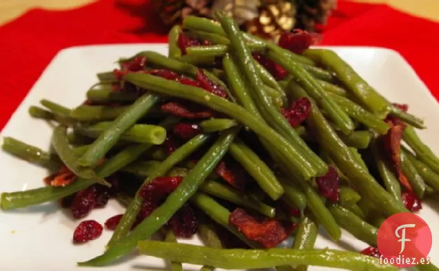 Frijoles Navideños Con Arándanos