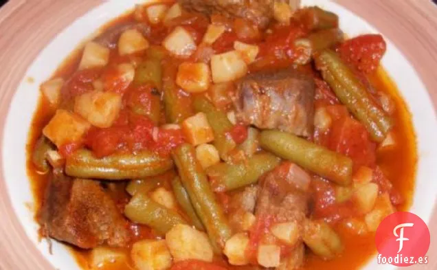 Estofado De Ternera Con V-8 Picante