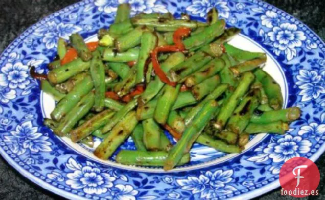 Judías Verdes con Limón y Albahaca