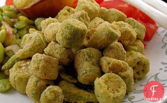 Auténtica Okra Frita Sureña