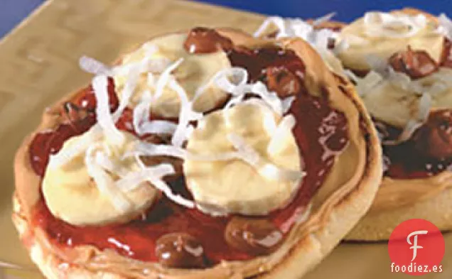 Pizza de Mantequilla de Maní y Gelatina