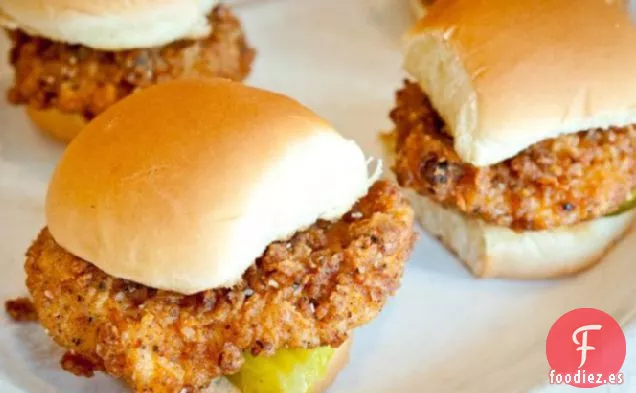 Receta de Sliders de Filete de Pollo