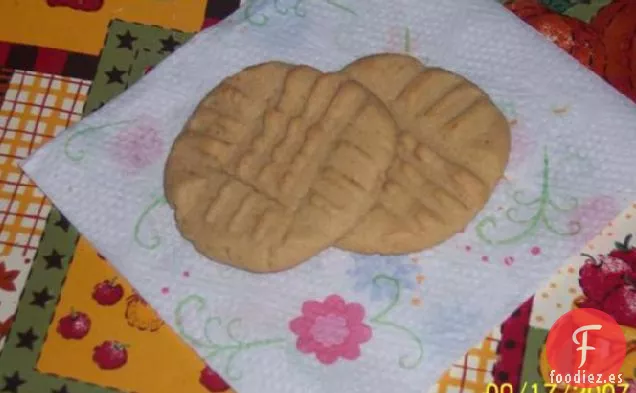 ¡Las Mejores (Y Una de las Más Fáciles) Galletas de Mantequilla de Maní! (Beso