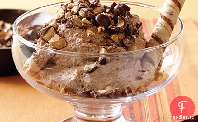 Mousse de Mantequilla de Maní y Chocolate con Leche