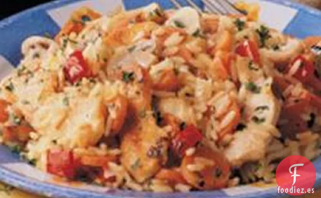Pilaf de Pollo y Zanahoria