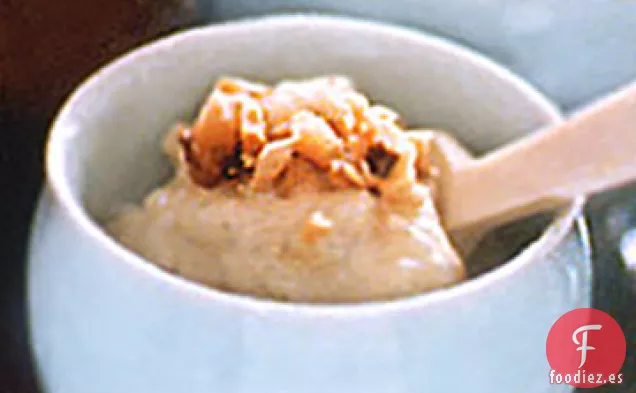 Arroz con Leche con Cobertura de Nueces de Macadamia
