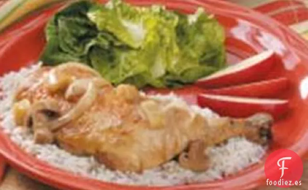 Pollo Con Comino Con Manzanas