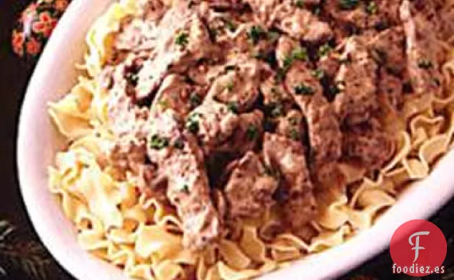 Stroganoff de Ternera de Red River