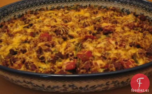 Frijoles Negros y Arroz Amarillo