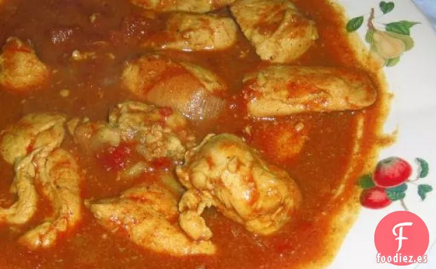 Cena de Chuletas de Cerdo Cocidas a Fuego Lento