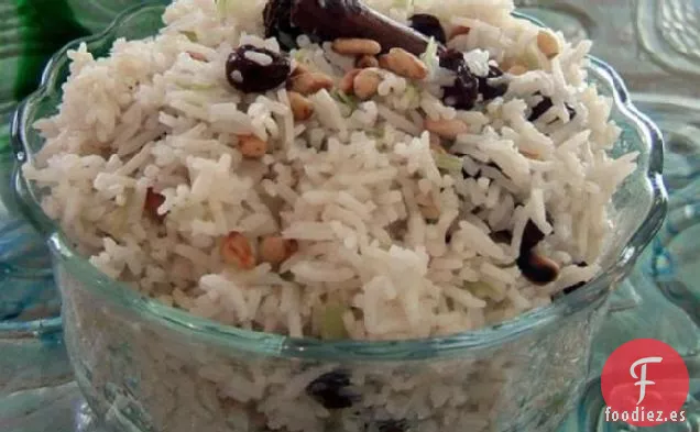 Plato de Arroz Basmati Nepalés Pulau