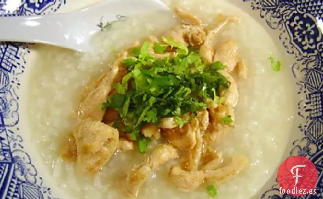 Sopa Tailandesa de Pollo y Arroz - Kao Tom Gai