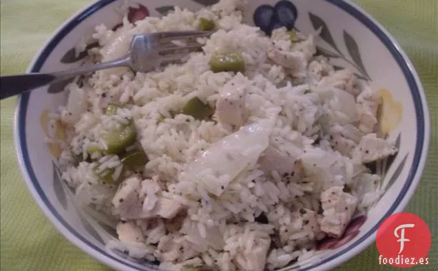 Arroz Griego con Limón y Eneldo Con Queso Feta (Olla Arrocera)