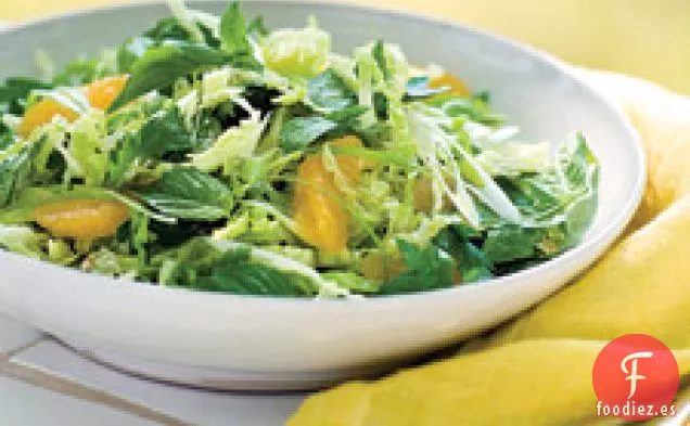 Ensalada de repollo y hierbas Con Naranjas