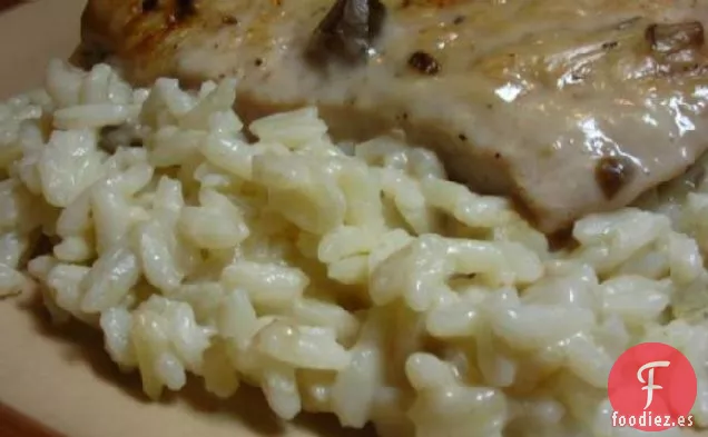 Chuletas de Cerdo y Arroz