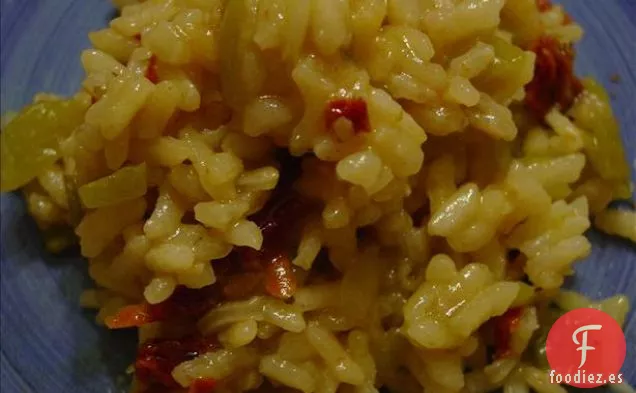 Zanahorias De Primavera Con Arroz Amarillo