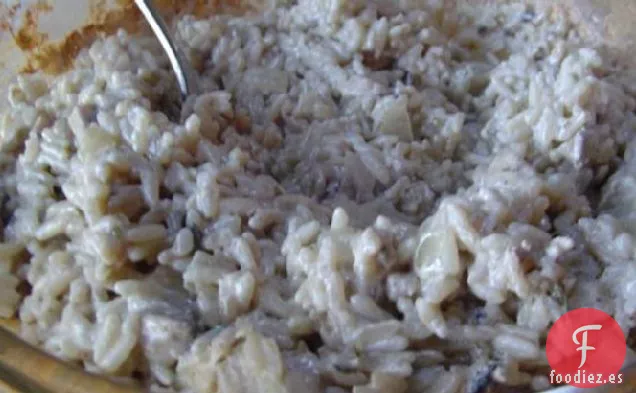 Arroz con Champiñones al Horno