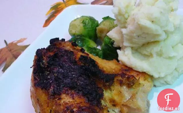 Pollo al Horno Dulce y Salado Con Piña y Estragón