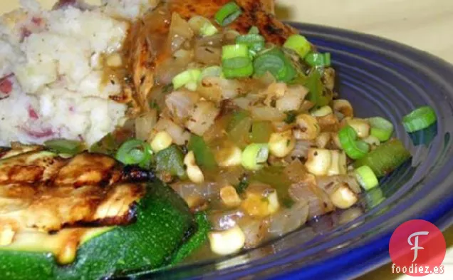 Pollo y maíz de Louisiana