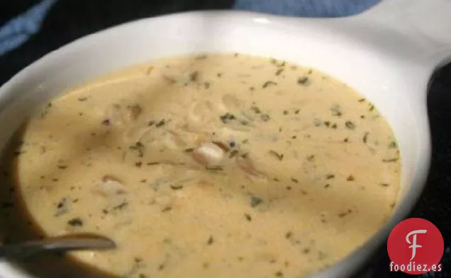 Debe Amar el Queso! Sopa de Pollo y Arroz Salvaje