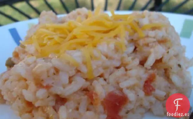 Arroz con Salsa de Queso