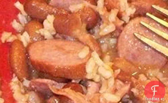 Frijoles Rojos Clásicos Con Arroz