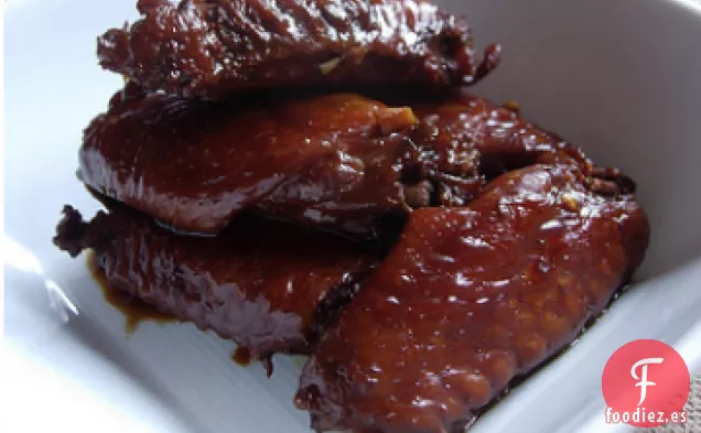 Alitas de Pollo Cocidas Al Rojo