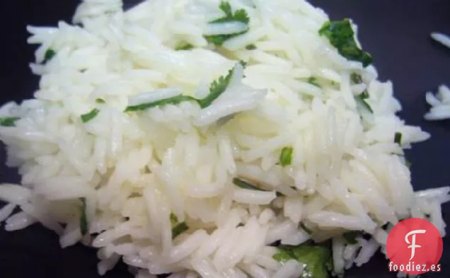Arroz Basmati con Cilantro y Lima