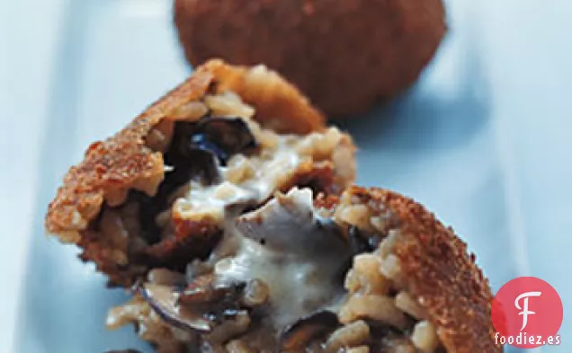 Bolas de Arroz Rellenas Fritas
