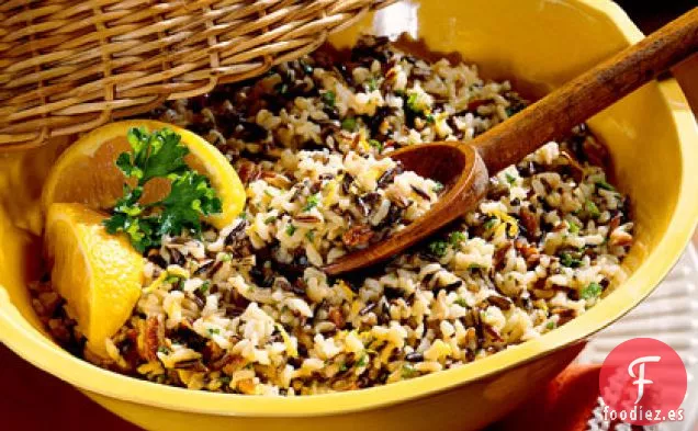 Ensalada de Arroz con Vinagreta de Naranja
