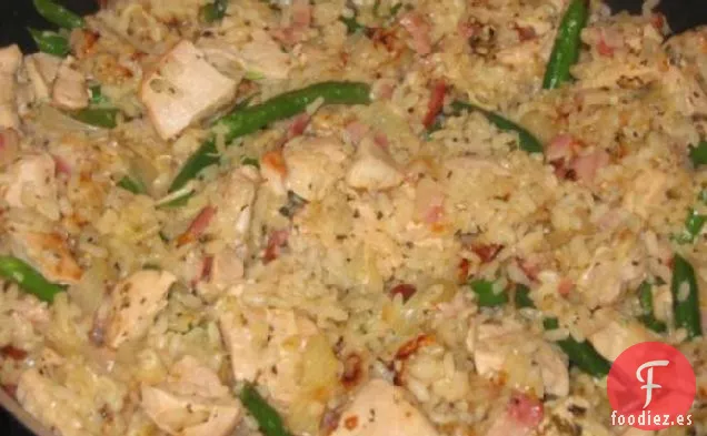 Risotto de Pollo Rápido
