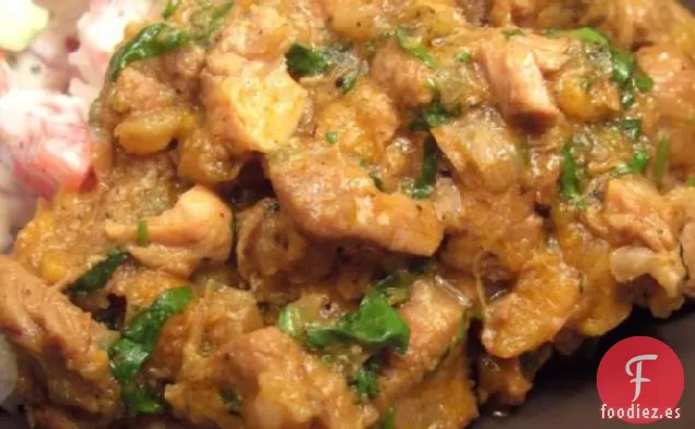 Arroz y Cerdo al Curry al Jengibre