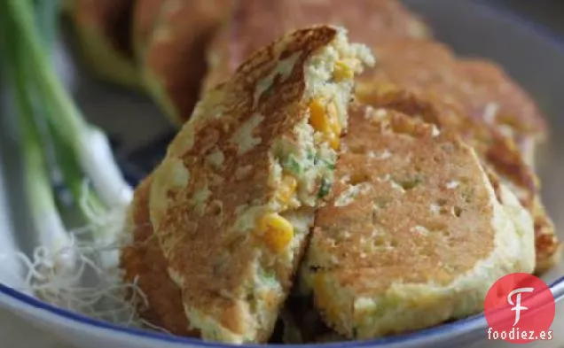 Martes Sin Gluten: Panqueques de Cebolleta de Maíz