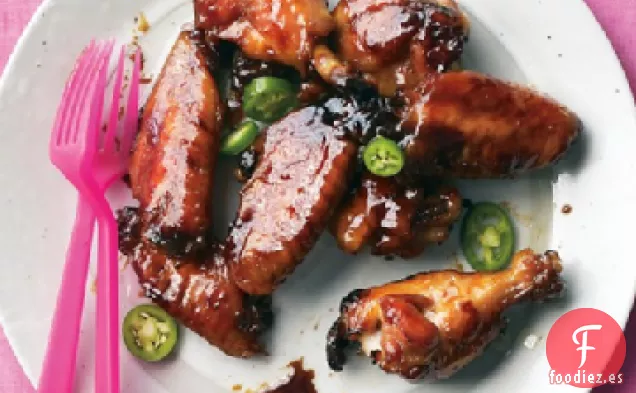 Alitas de Pollo Pegajosas