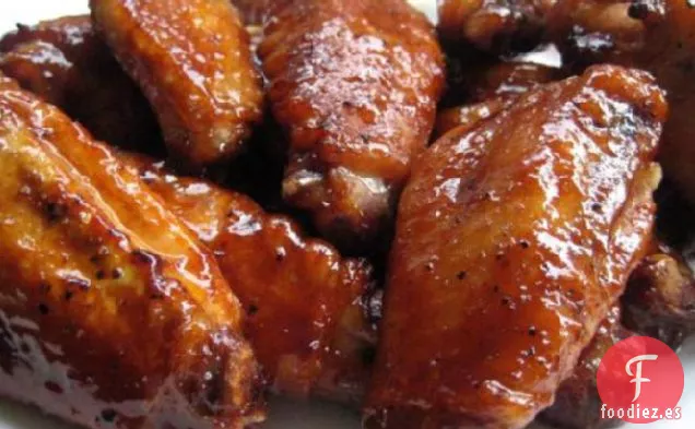 Alitas de Pollo A la Parrilla Bastante Asiáticas