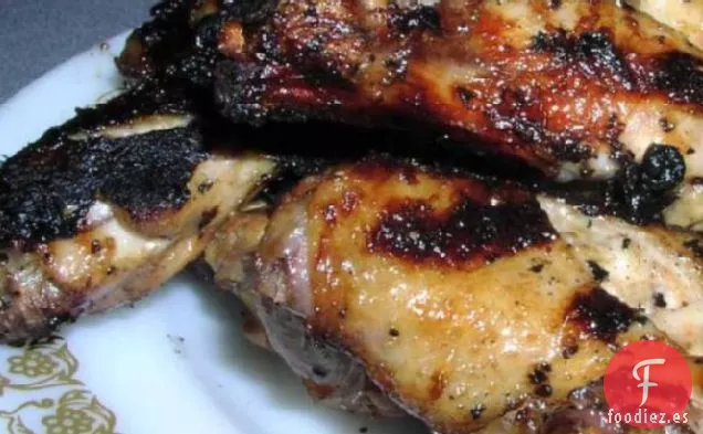 Alitas de Pollo de Jengibre a La Parrilla