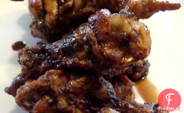 Patas/Alitas de Pollo Al Horno Caramelizadas