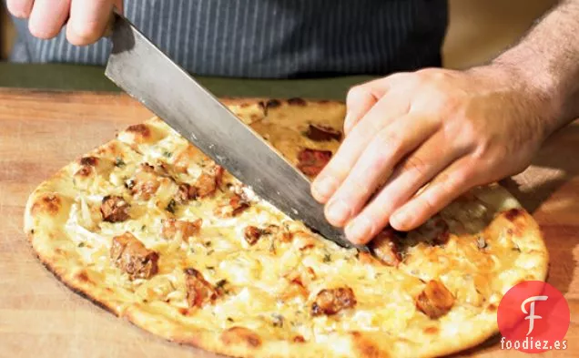 Pizzas de Col de Saboya y Crema de Sol