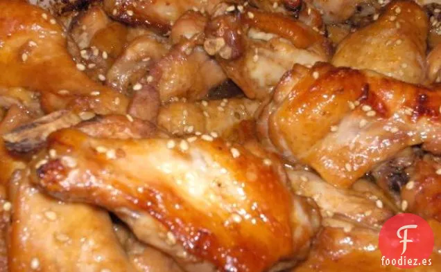 Alitas de Pollo Recubiertas de Nachos