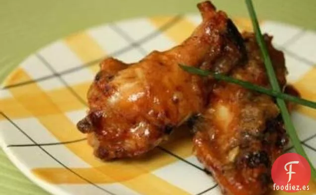 Alitas de Ajo Con Miel Pegajosas de Krista