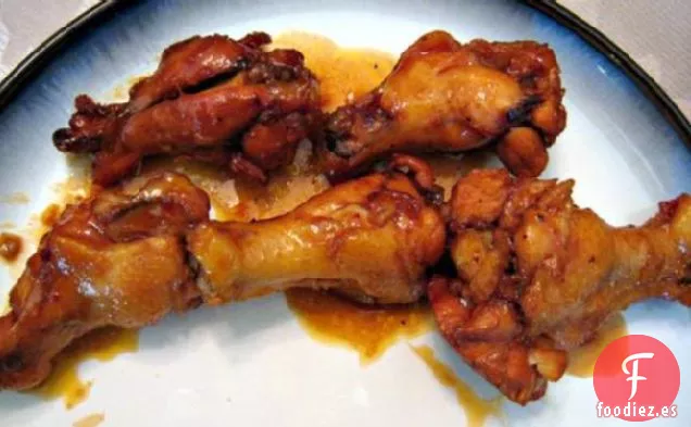 Alitas de Pollo en Salsa BBQ de Miel
