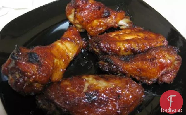 Alitas de Pollo Con Ajo Y Miel