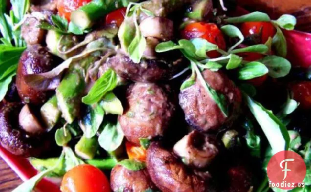 Ensalada de Verduras Asadas Calientes