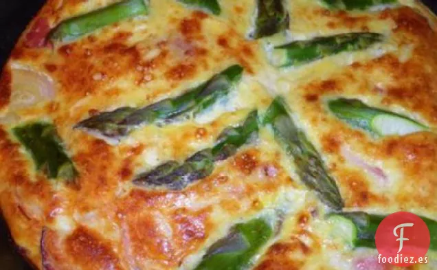 Frittata de Espárragos y Jamón
