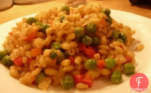 Pilaf de Cebada con Verduras y Limón