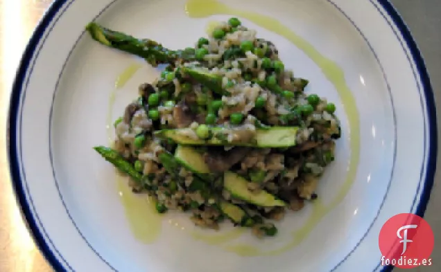 Risotto de Setas y Espárragos