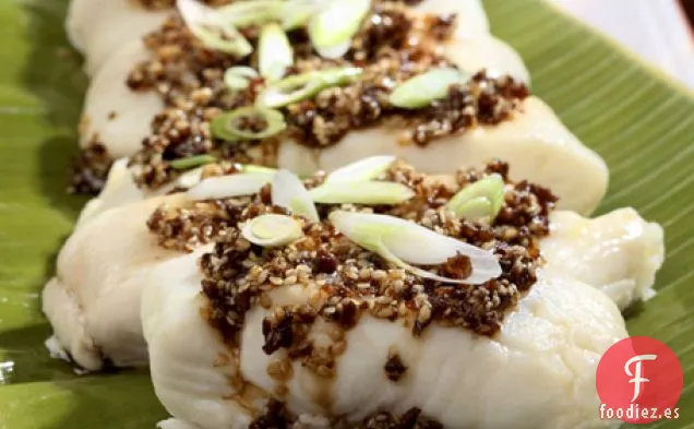 Pescado Al Vapor De Jengibre Con Salsa Estilo Troy S Hana Receta