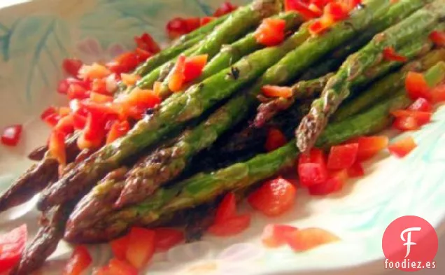 Espárragos A La Parrilla Marinados