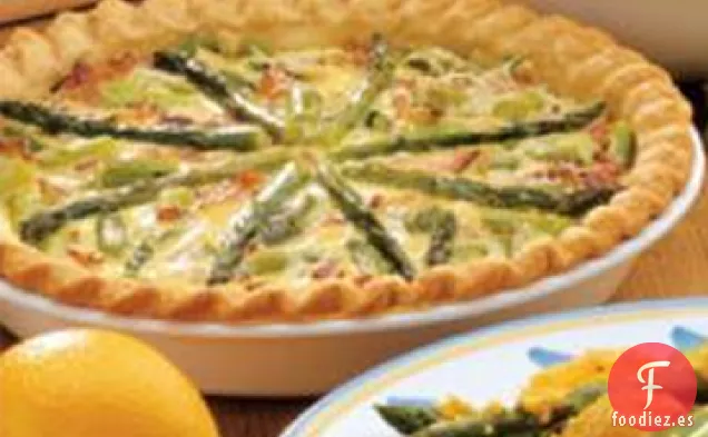 Quiche Suizo de Espárragos