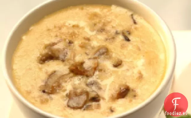 Brie y Fondue de Setas Silvestres
